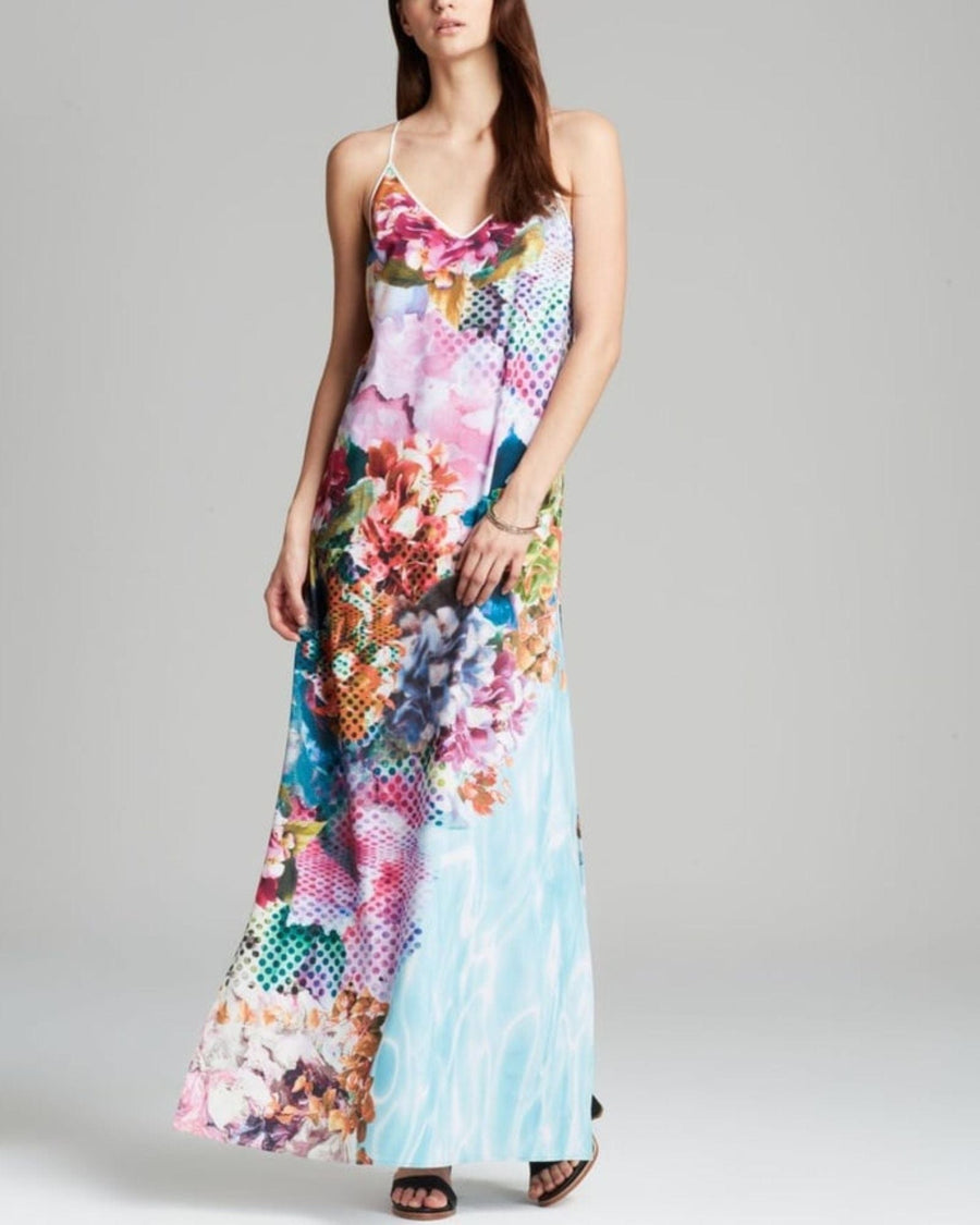 Clover Canyon Clothing Large Sleeveless Printed Maxi Dress