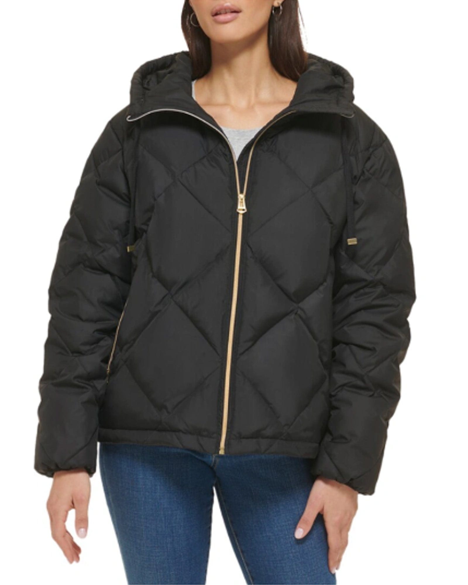 Essential Diamond Quilted Puffer Jacket The Revury