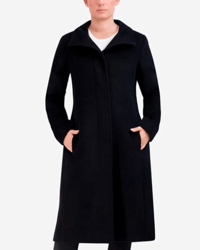 Cole Haan Clothing Small | US 2 Flared Dress Coat In Black