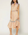 Current Air Clothing XS "Pueblo Pattern" Midi Dress