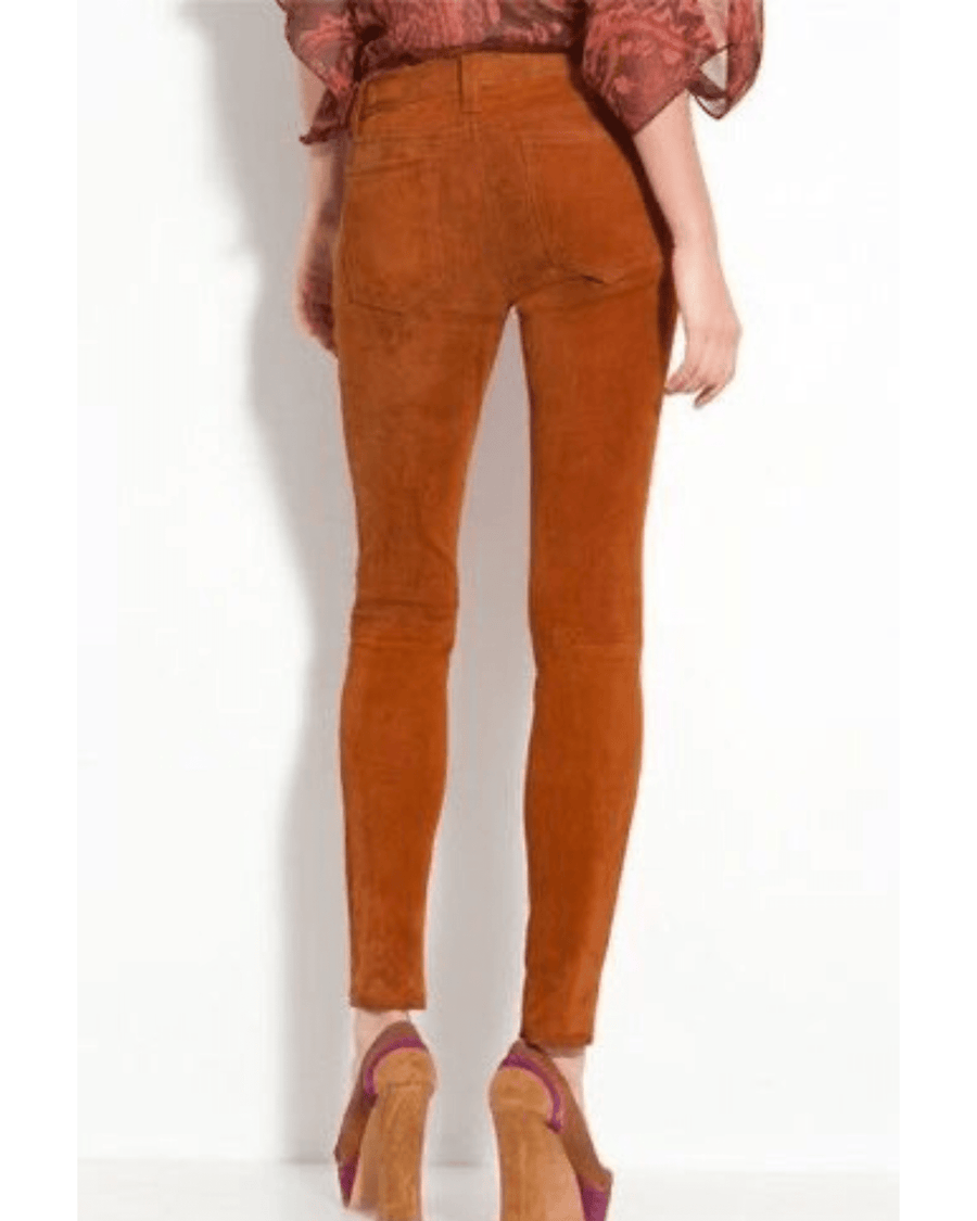 Current/Elliott Clothing XS | US 24 Current Elliot Suede Leather Pants