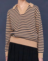 DEMYLEE Clothing Small "Lucian" Striped Sweater