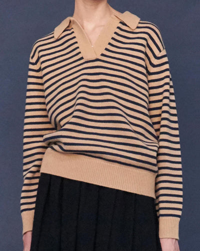 DEMYLEE Clothing Small "Lucian" Striped Sweater