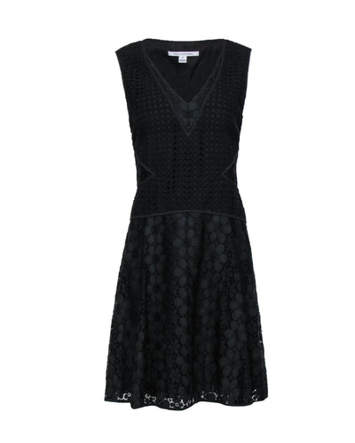 Diane Von Furstenberg Clothing XL | US 12 Sleeveless Applique Dress