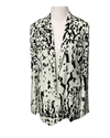 Diane Von Furstenberg Clothing XS | US 2 Diane von Furstenberg Silk Jacket in Mint Green and Black Abstract Print