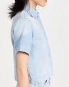 DL1961 Clothing Small Montauk Crop Cotton Shirt