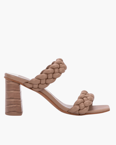 Dolce Vita Shoes Small | 6 Dolce Vita Nasha Woven Faux Leather Heels