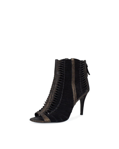 Topshop open clearance toe boots