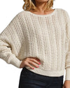 Elizabeth and James Clothing Small Knit Cream Sweater