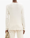 Enza Costa Clothing Small Waffle Knit Henley