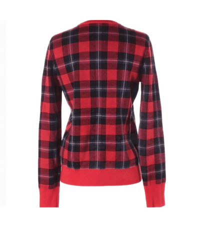 Equipment Clothing XS Equipment FEMME Red Plaid Pullover 100% WOOL