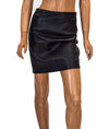 Etcetera by Edmond Chin Clothing Small | US 2 High Waisted Leather Mini Skirt