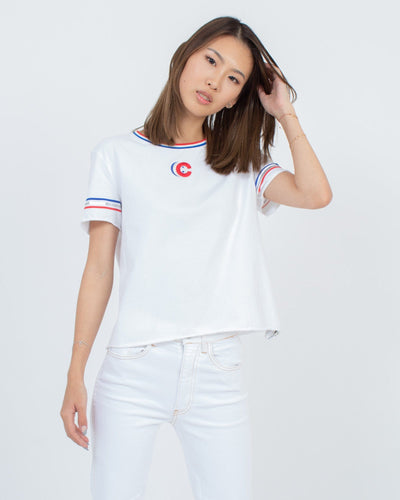 ÊTRE CÉCILE Clothing Small Embroidered "C" Tee