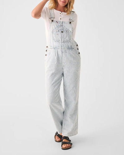 Faherty Clothing Small "Topsail Stripe" Overalls