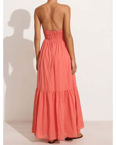 Faithful the Brand Clothing Small | US 4 Palmilla Maxi Dress In Melon