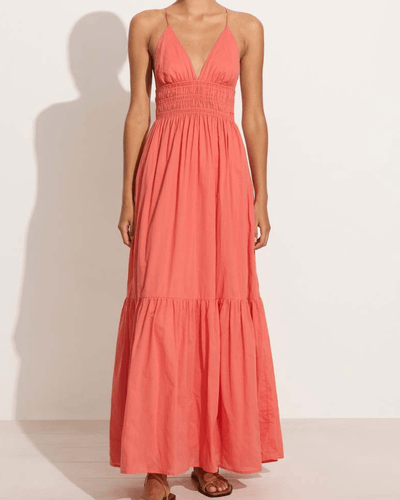 Faithful the Brand Clothing Small | US 4 Palmilla Maxi Dress In Melon