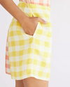 Farm Rio Clothing Medium Gingham Contrast Romper