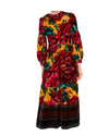 Farm Rio Clothing XS Red Floral Maxi Dress