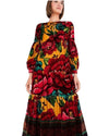 Farm Rio Clothing XS Red Floral Maxi Dress