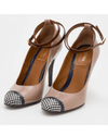 Fendi Shoes XS | 5.5 Pink and Navy Strap heels