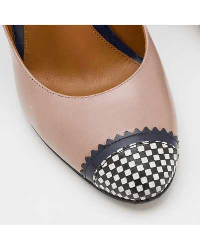 Fendi Shoes XS | 5.5 Pink and Navy Strap heels