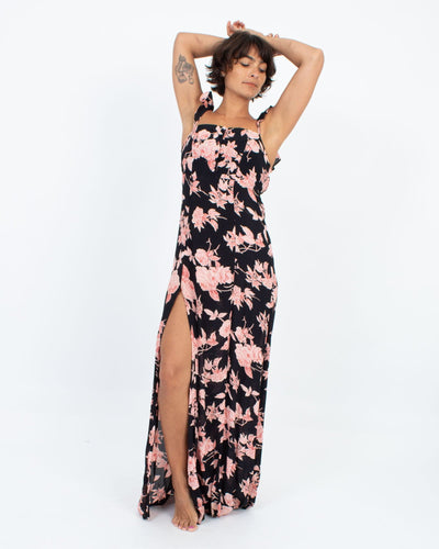 Flynn Skye Clothing Medium Floral Print Maxi Dress