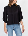 Forte_Forte Clothing Small Heavy Silk Blouse in "Nero"