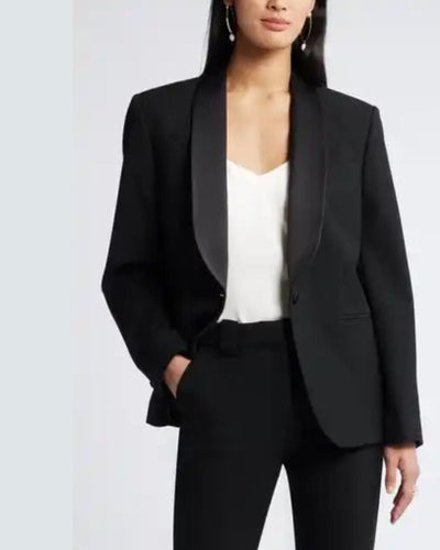 Forte_Forte Clothing Small Lil Tuxedo Single Breasted Blazer