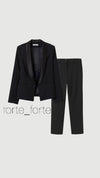 Forte_Forte Clothing Small Lil Tuxedo Single Breasted Blazer