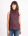 FRAME Clothing Small Floral Sleeveless Blouse