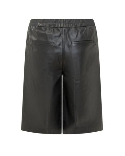 Leather Bermuda Shorts