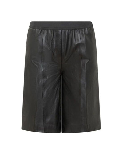 Leather Bermuda Shorts