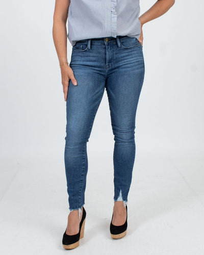 FRAME Clothing Small | US 26 "Le Skinny de Jeanne" in "Bestia Blue Chew" Wash