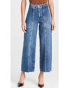 FRAME Clothing XXS | US 23 Braided Waistband Wide Crop Jeans