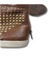 FRYE Shoes Small | 5.5 "Kira" Biker Studded High Top Sneaker