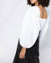 GANNI Clothing Small | EU 36 Puff-Sleeve Ruched Blouse