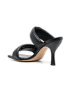 GIA Couture x Pernille Teisbaek Shoes Medium | US 9 I IT 39 Padded Velcro Black Heeled Sandals