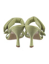 GIA Couture x Pernille Teisbaek Shoes Small | US 7 I IT 37 Keylime Green Leather Heeled Sandals