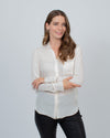 Giada Forte Clothing Small Front Pocket Silk Oxford Button Down