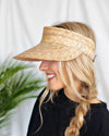 Gigi Pip Accessories One Size Straw Visor