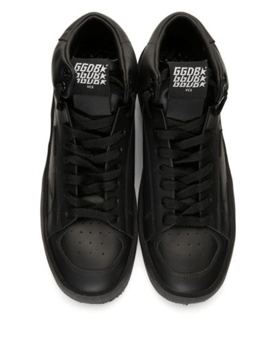 Golden Goose Shoes Large | 9.5 GG Black Stardan Mid-Top Sneakers