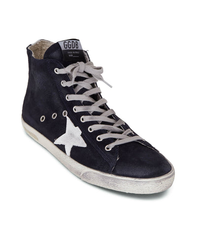 Golden Goose Shoes Large | US 9 Navy "Francy" Sneakers