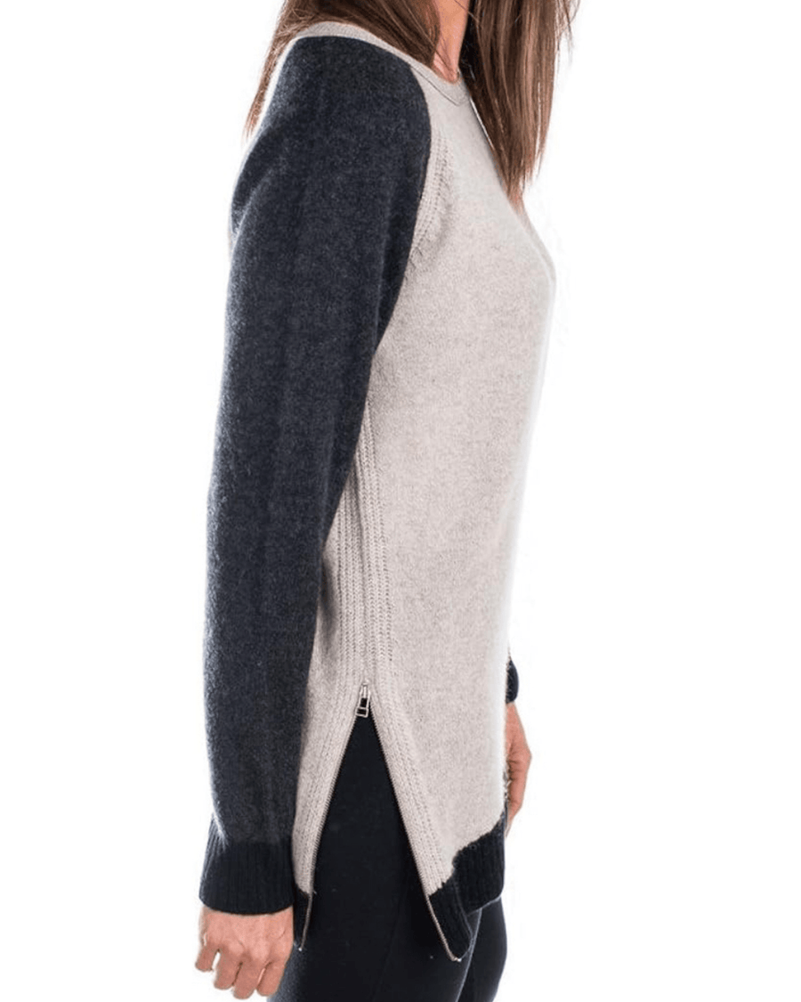 Graham & Spencer Clothing Medium Cashmere Colorblock Sweater