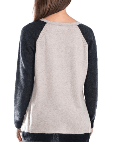 Graham & Spencer Clothing Medium Cashmere Colorblock Sweater