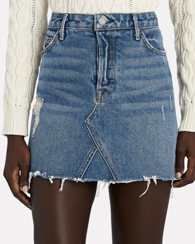 GRLFRND Clothing XS | US 25 Eva Denim Mini Skirt