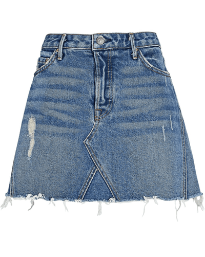 GRLFRND Clothing XS | US 25 Eva Denim Mini Skirt