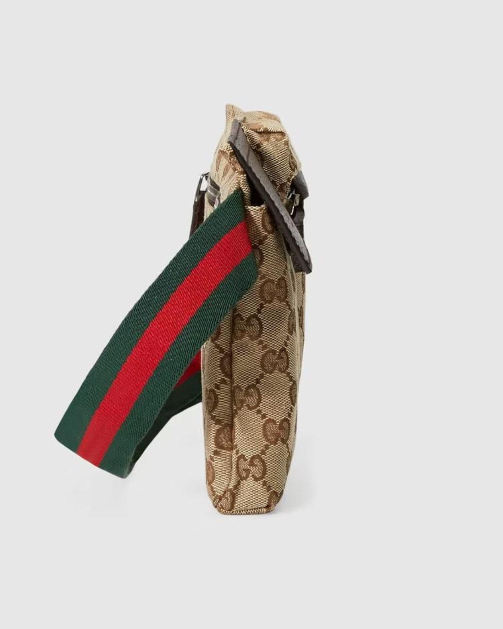 Gucci GG Canvas Double Pocket Belt Bag (SHG-RSeo1B) – LuxeDH