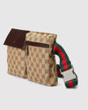 Gucci Bags One Size "GG Canvas Double Pocket Belt Bag"