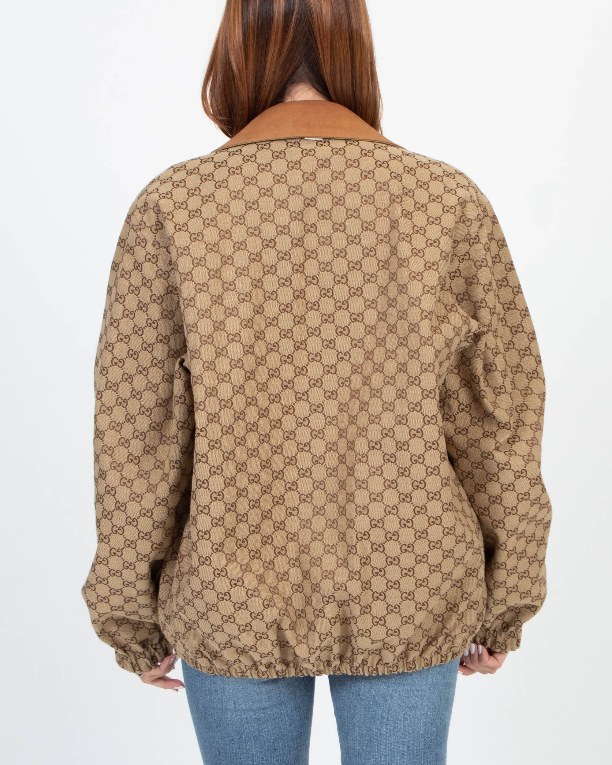 Gucci Reversible GG-jacquard denim jacket - Realry: A global fashion sites  aggregator