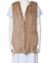 H Brand Clothing Medium H Brand Rabbit Fur Vest